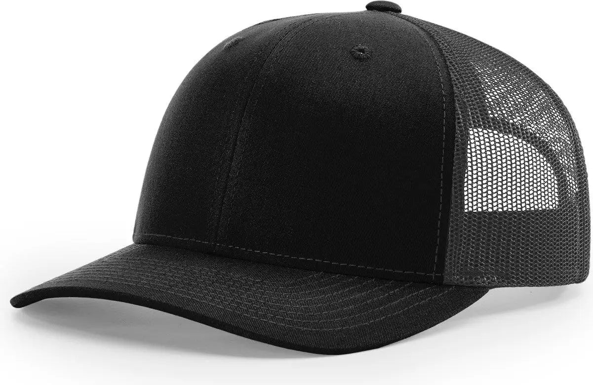 Richardson 112+ R-flex Adjustable Trucker Cap - Black Graphite