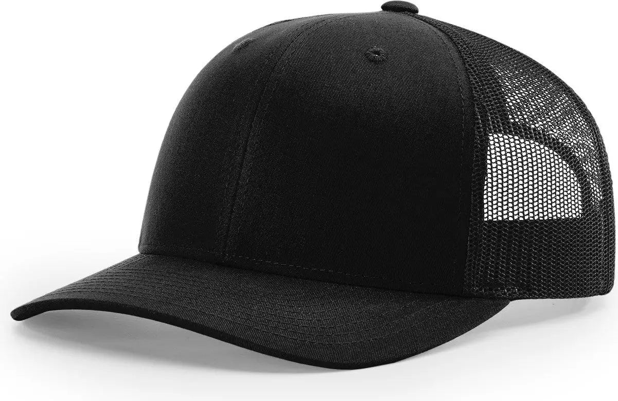 Richardson 112+ R-flex Adjustable Trucker Cap - Black