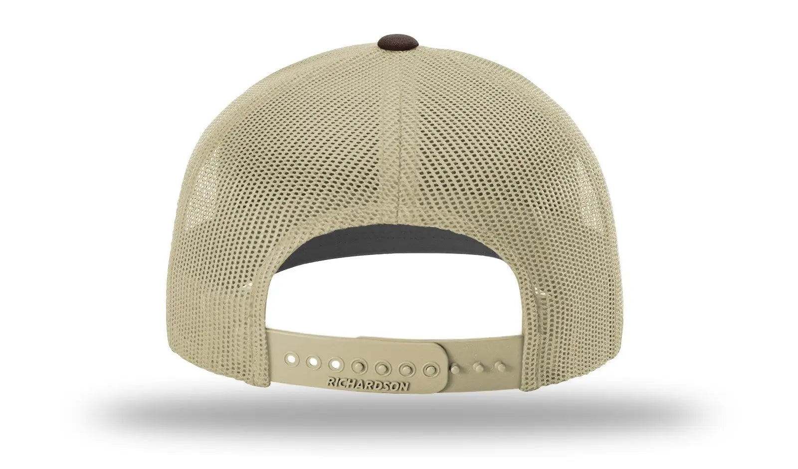 Richardson 112+ R-flex Adjustable Trucker Cap - Brown Khaki - Osfm