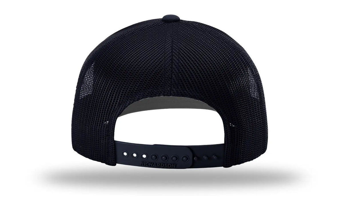 Richardson 112+ R-flex Adjustable Trucker Cap - Navy - Osfm
