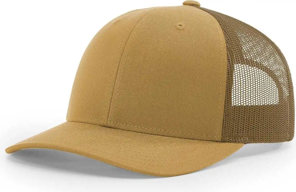 Richardson 112 Snapback Trucker Caps - Amber Gold - Tan / Osfm