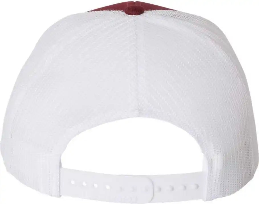 Richardson 112 Snapback Trucker Caps Cardinal White / Osfm