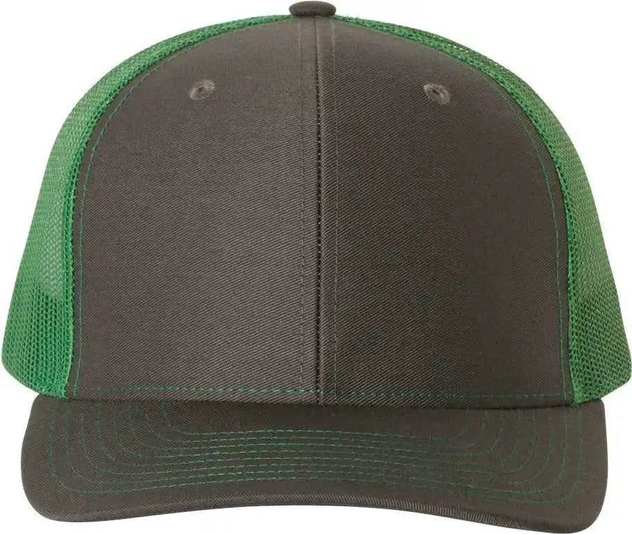 Richardson 112 Snapback Trucker Caps Charcoal Kelly Dark Gray / Osfm