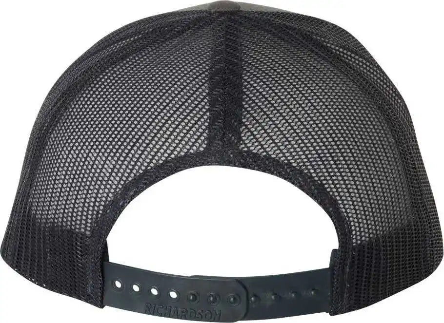 Richardson 112 Snapback Trucker Caps - Charcoal Navy - Dark Gray / Osfm