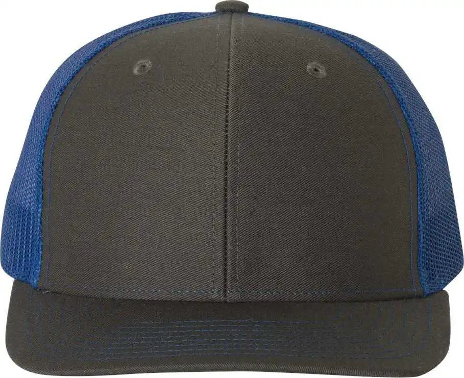 Richardson 112 Snapback Trucker Caps - Charcoal Royal - Dark Gray / Osfm