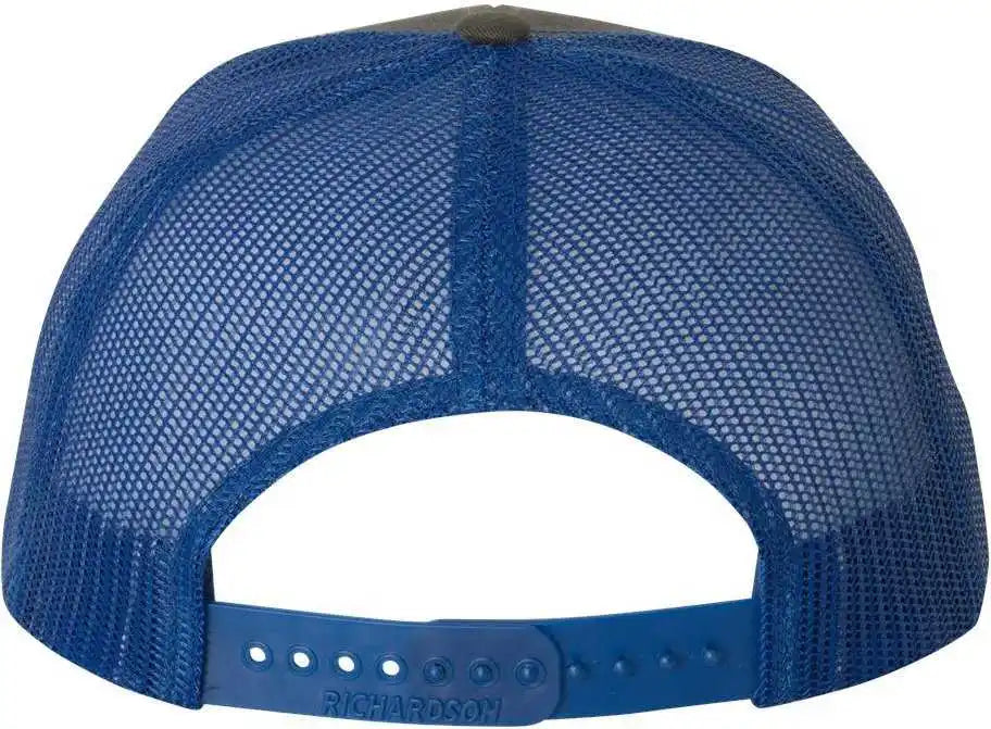 Richardson 112 Snapback Trucker Caps - Charcoal Royal - Dark Gray / Osfm