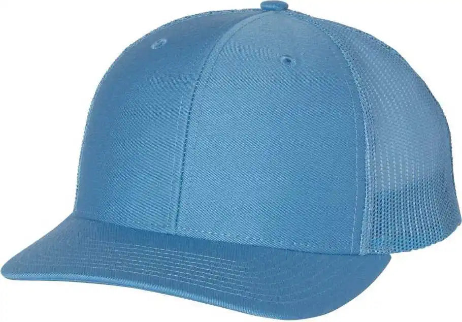 Richardson 112 Snapback Trucker Caps - Columbia Blue - Osfm