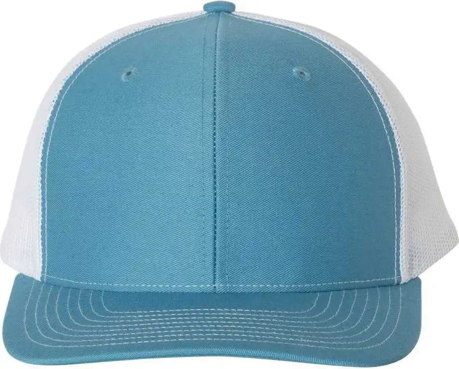 Richardson 112 Snapback Trucker Caps Columbia Blue White / Osfm