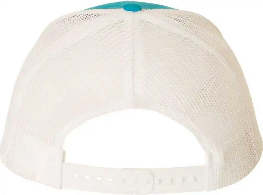 Richardson 112 Snapback Trucker Caps Cyan White Aqua / Osfm