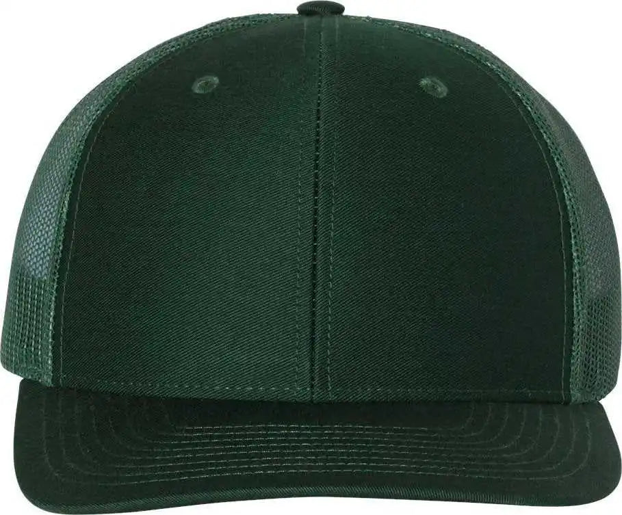 Richardson 112 Snapback Trucker Caps Dark Green
