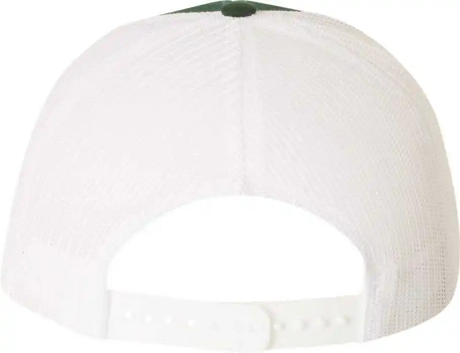 Richardson 112 Snapback Trucker Caps - Dark Green White - Forest / Osfm