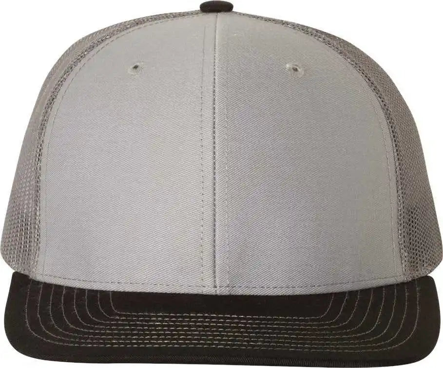 Richardson 112 Snapback Trucker Caps Gray Charcoal Black Dark / Osfm