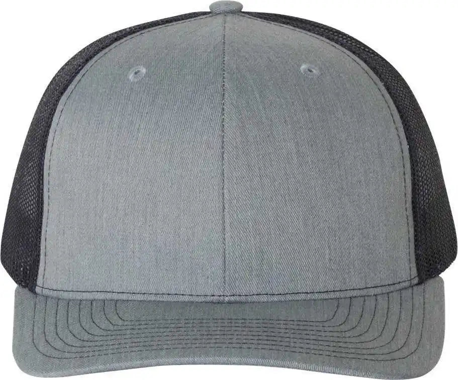 Richardson 112 Snapback Trucker Caps Heather Gray Navy / Osfm