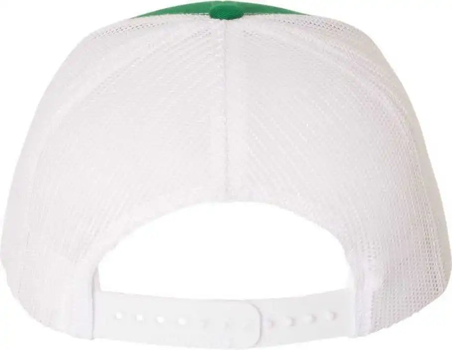 Richardson 112 Snapback Trucker Caps Kelly White / Osfm