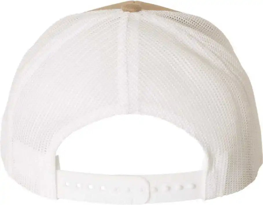 Richardson 112 Snapback Trucker Caps - Khaki White - Osfm