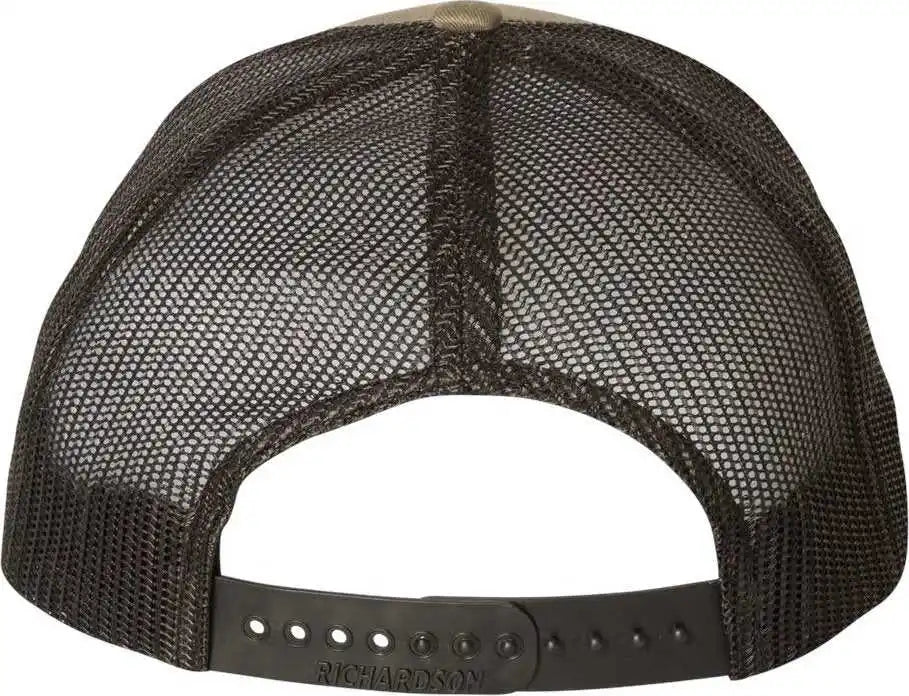 Richardson 112 Snapback Trucker Caps Loden Black Dark Gray / Osfm
