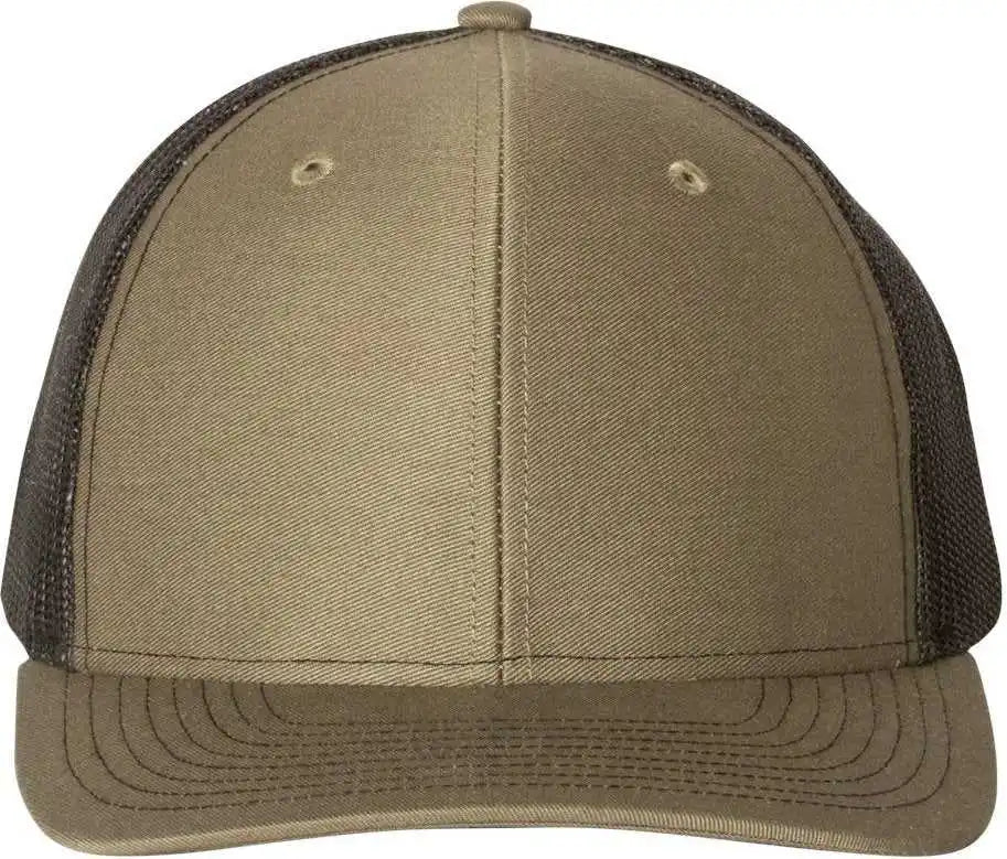 Richardson 112 Snapback Trucker Caps Loden Black Dark Gray / Osfm