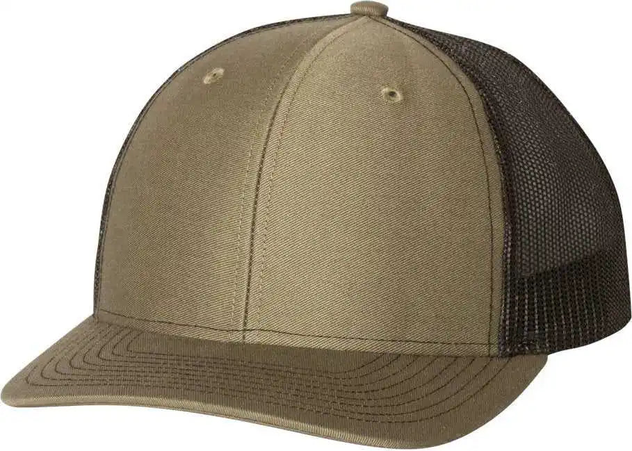 Richardson 112 Snapback Trucker Caps Loden Black Dark Gray / Osfm