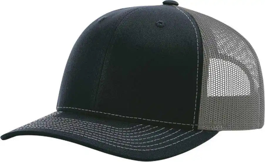 Richardson 112 Snapback Trucker Caps - Navy Charcoal - Dark Gray / Osfm