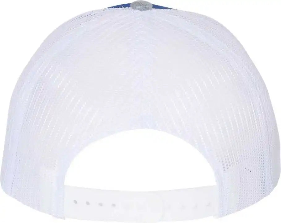 Richardson 112 Snapback Trucker Caps Royal White Heather Gray / Osfm