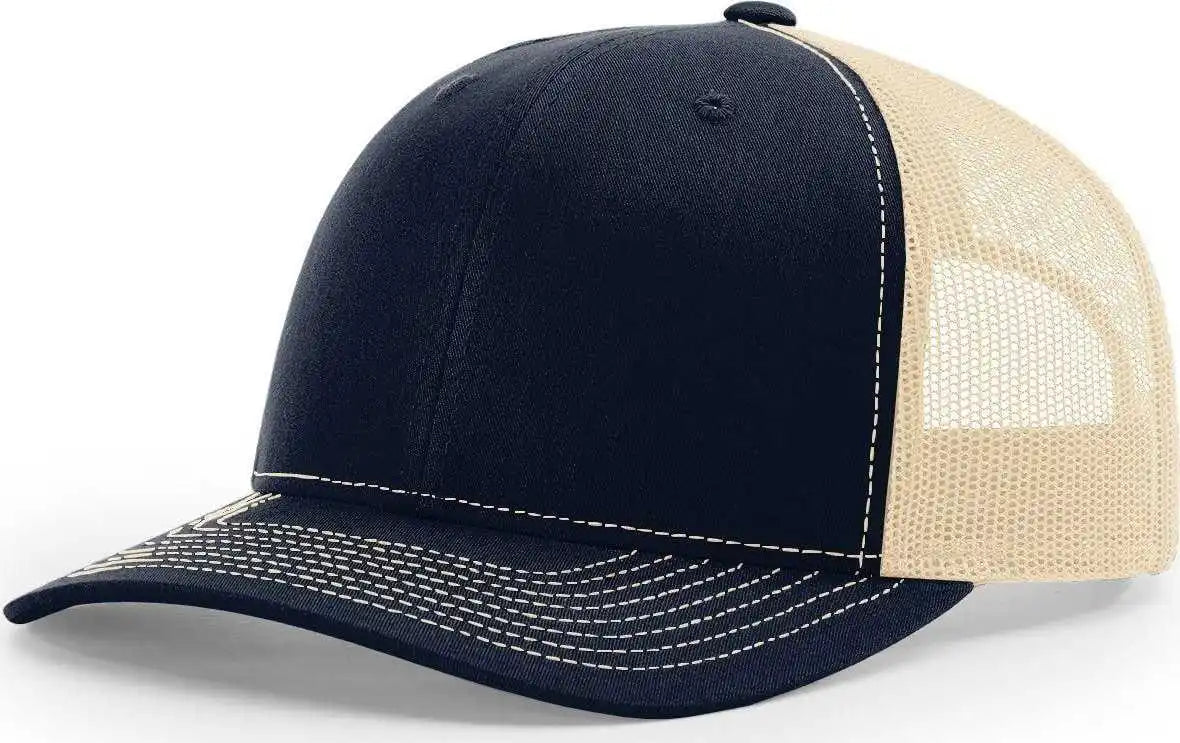 Richardson 112 Snapnavy-khaki Trucker Caps - Navy Khaki - Osfm
