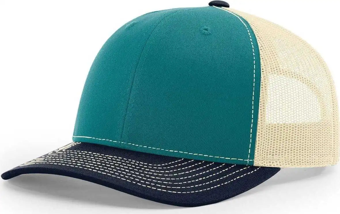 Richardson 112 Snapteal Navy Trucker Caps Blue Teal Birch Navy / Osfm