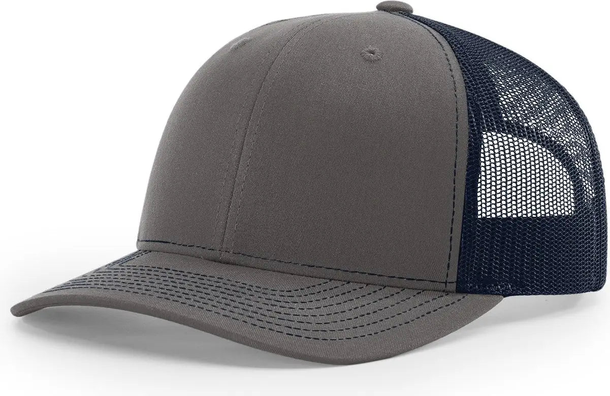 Richardson 112 Trucker Cap - Charcoal Navy - Dark Gray / Md-lg