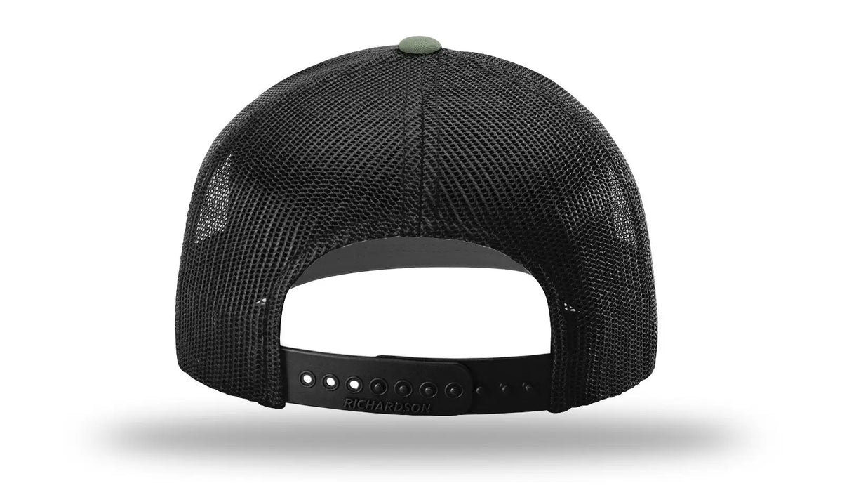 Richardson 112 Trucker Cap - Cream Black Loden - Md-lg