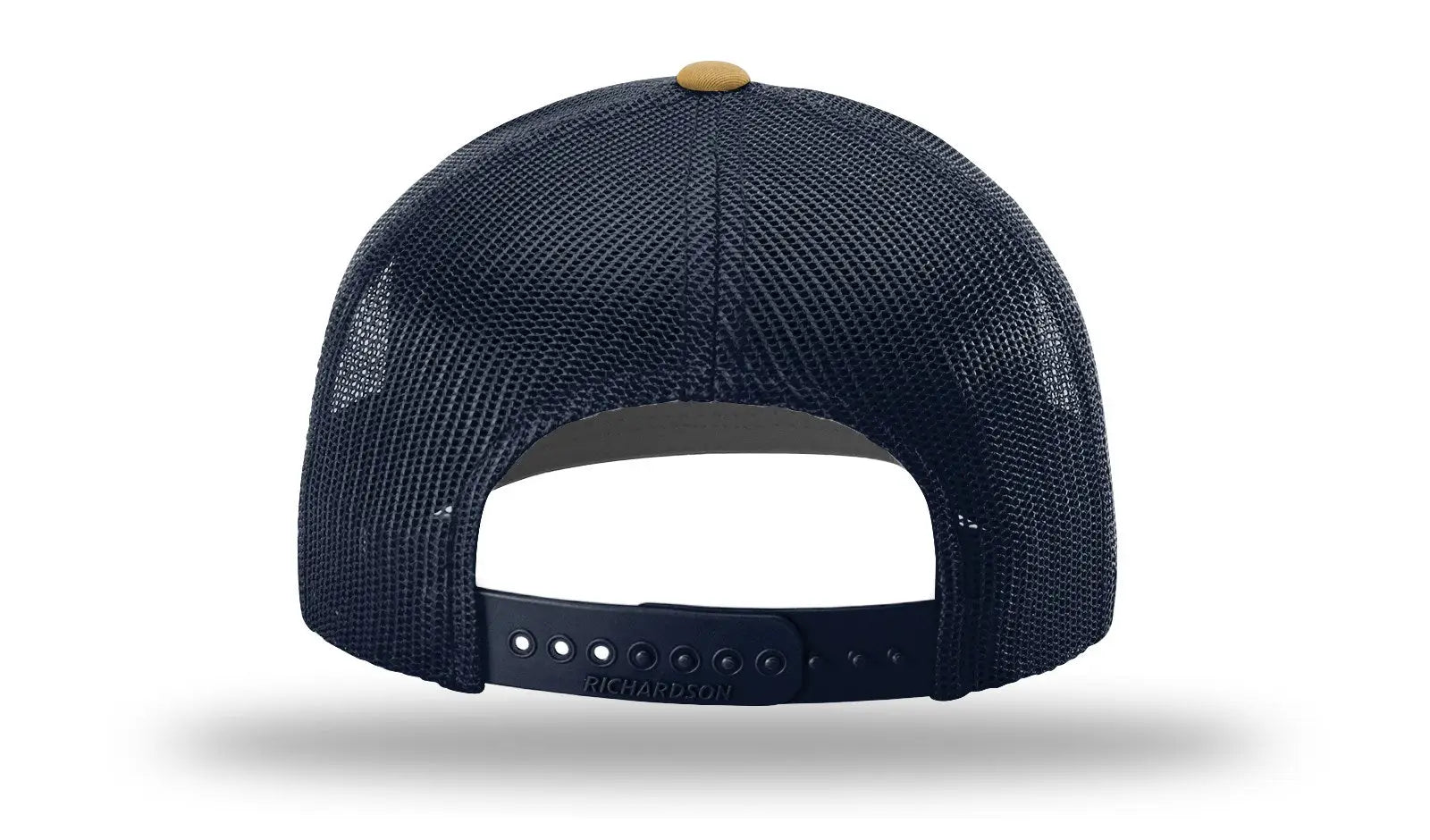 Richardson 112 Trucker Cap - Cream Navy Amber Gold - Md-lg
