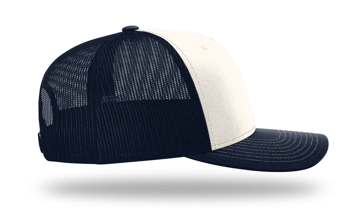 Richardson 112 Trucker Cap - Cream Navy