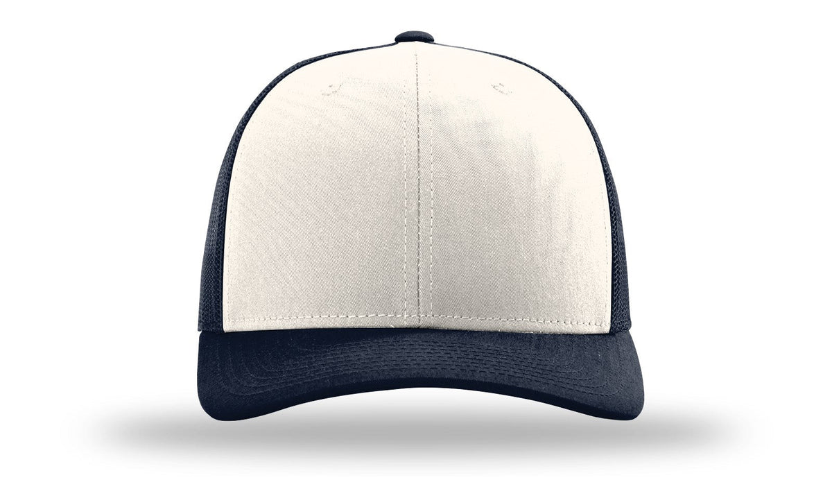 Richardson 112 Trucker Cap - Cream Navy