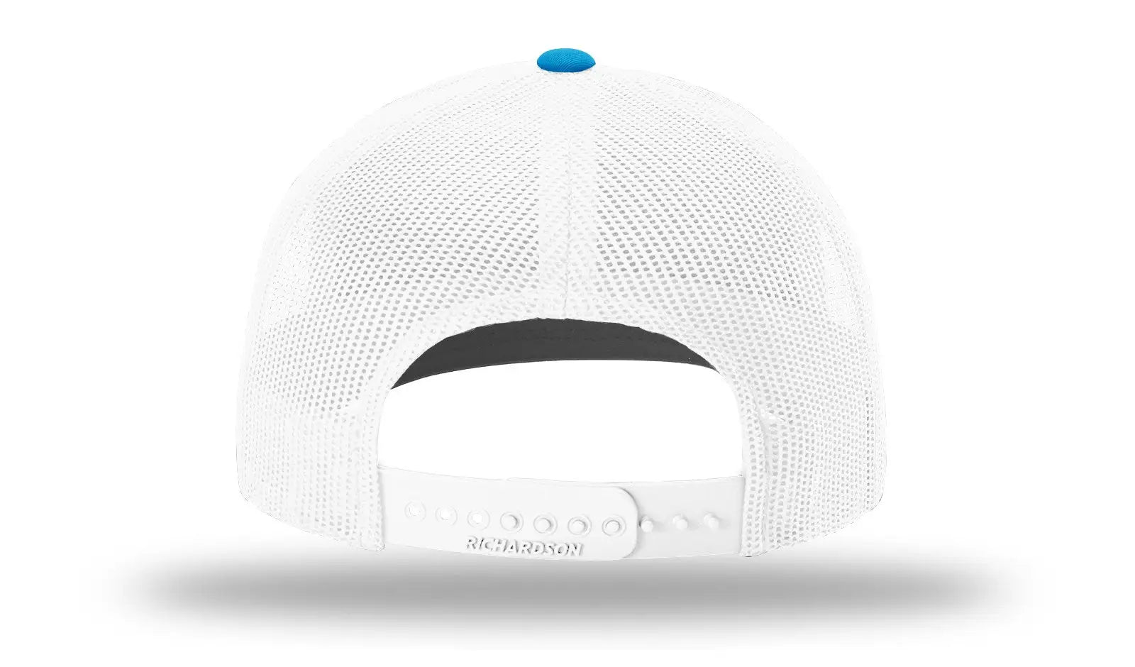 Richardson 112 Trucker Cap - Cyan White