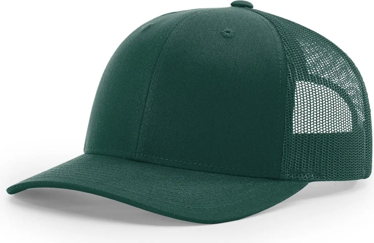 Richardson 112 Trucker Cap - Dark Green - Forest / Md-lg