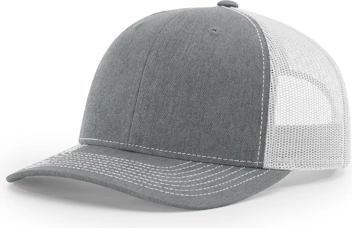 Richardson 112 Trucker Cap - Heather Gray Light - Md-lg