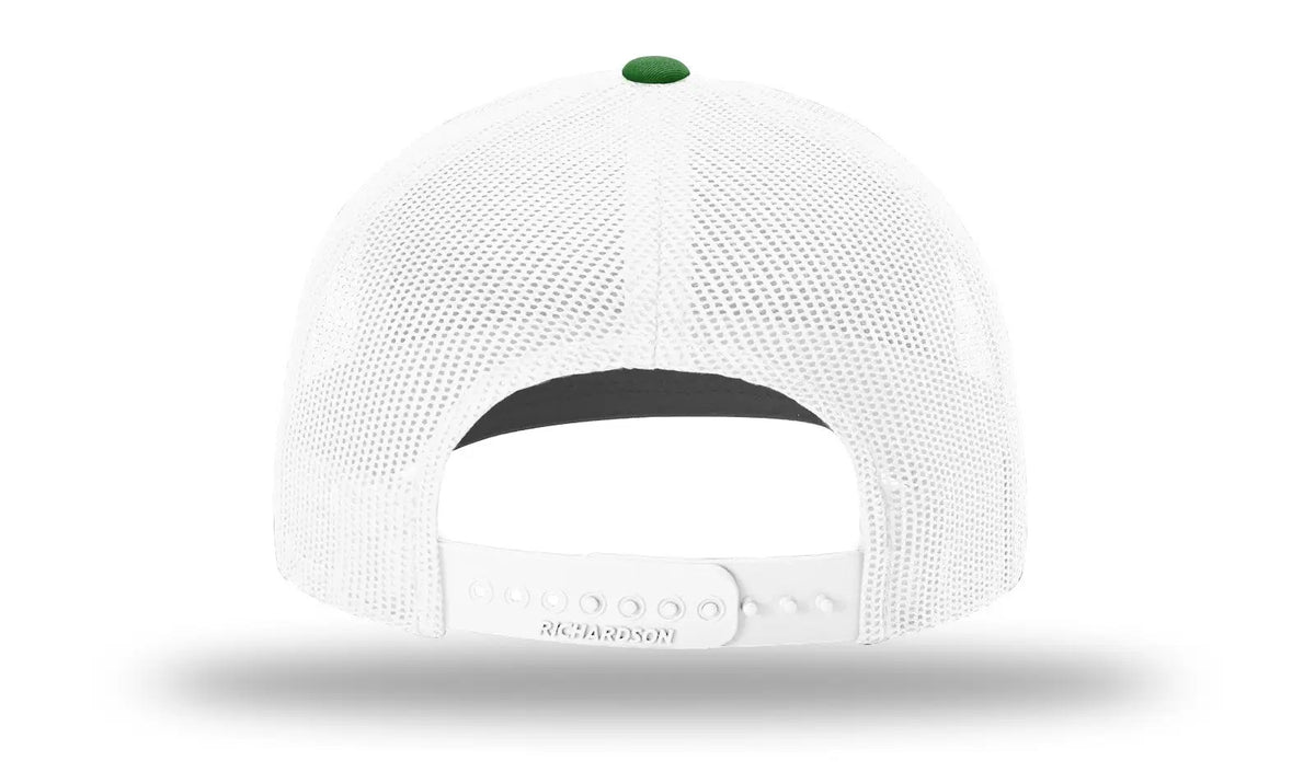 Richardson 112 Trucker Cap - Kelly White - Md-lg