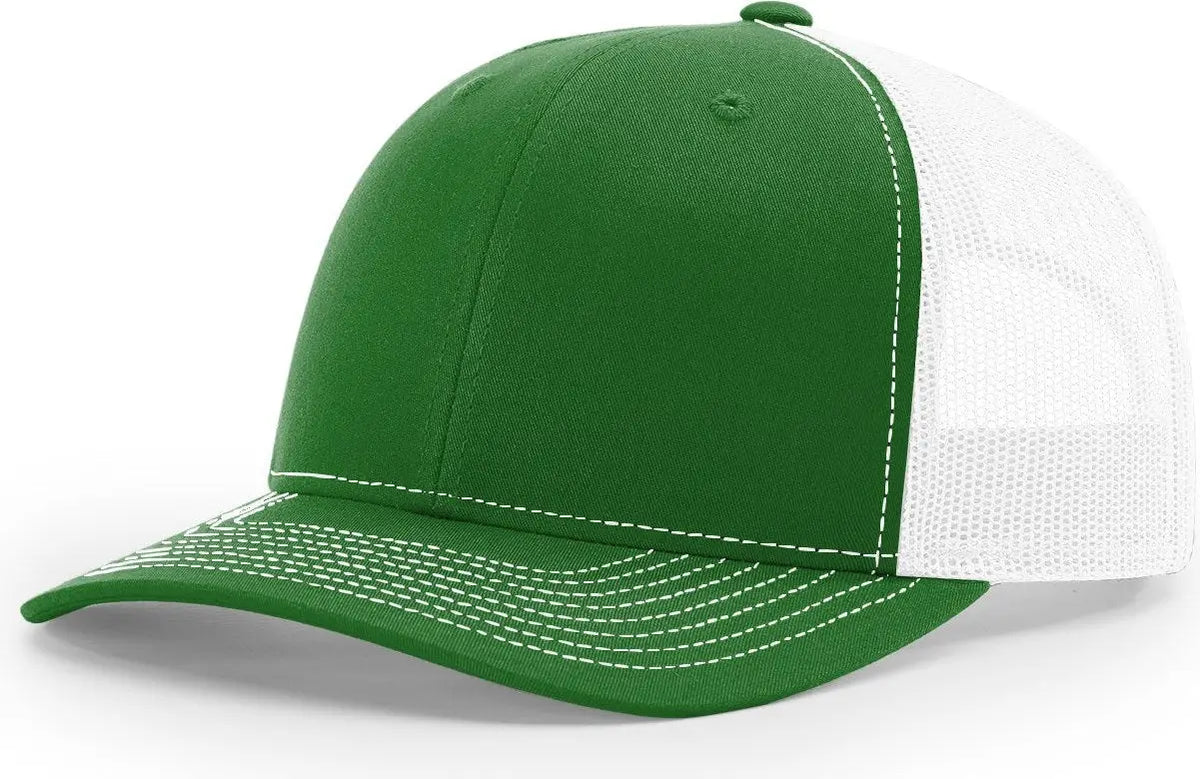 Richardson 112 Trucker Cap - Kelly White - Md-lg