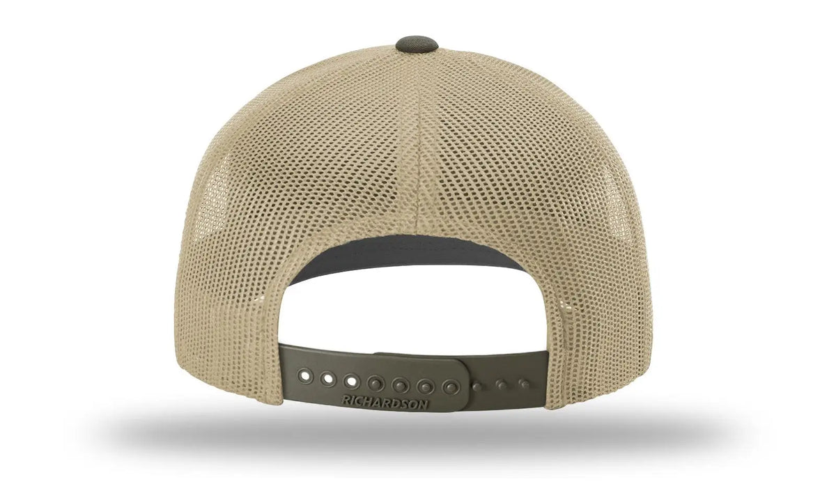 Richardson 112 Trucker Cap - Khaki Chocolate Chip