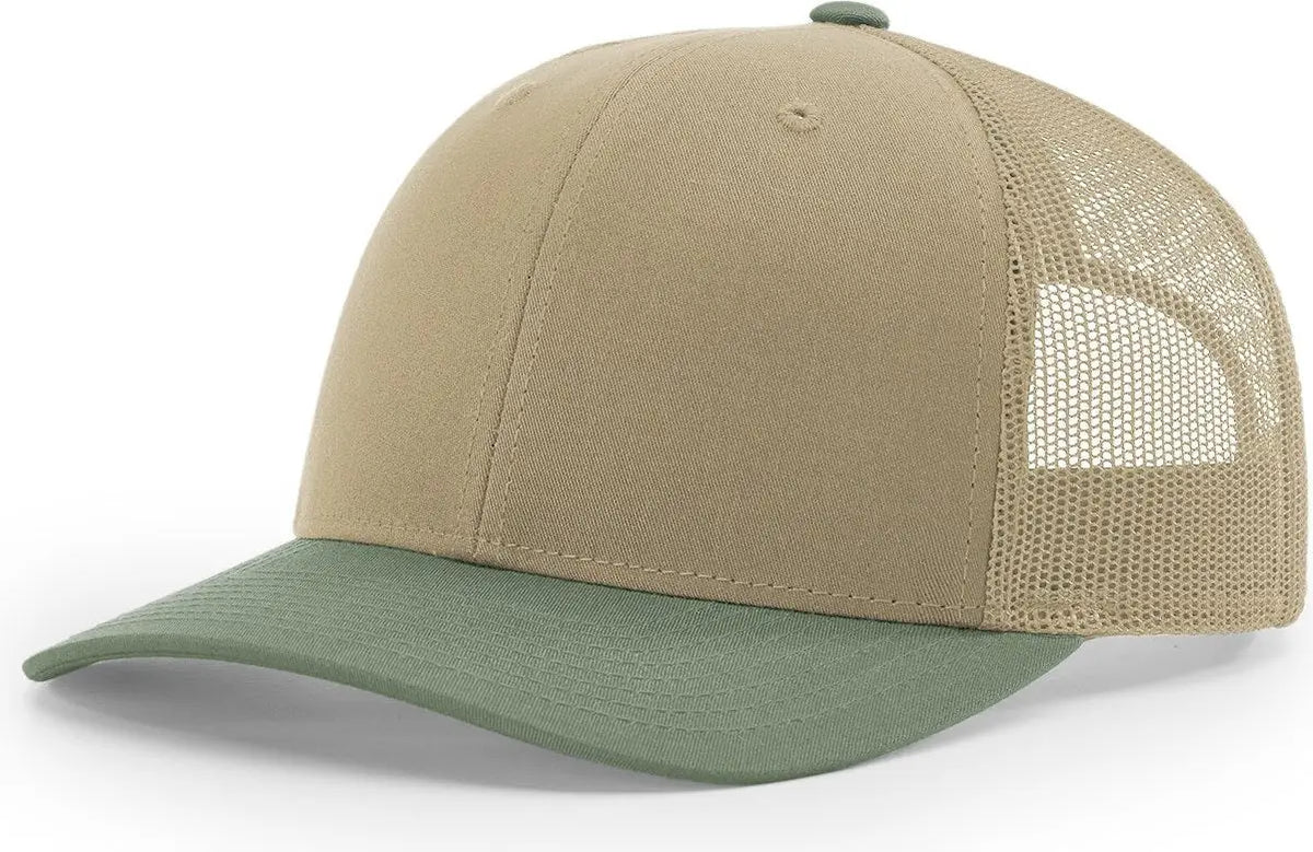 Richardson 112 Trucker Cap - Khaki Loden - Md-lg