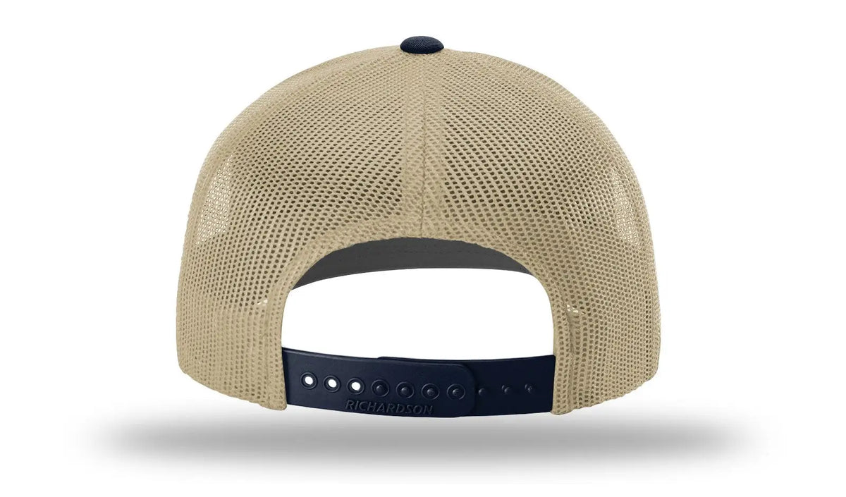 Richardson 112 Trucker Cap - Khaki Navy - Md-lg