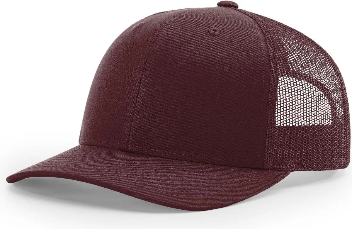 Richardson 112 Trucker Cap - Maroon