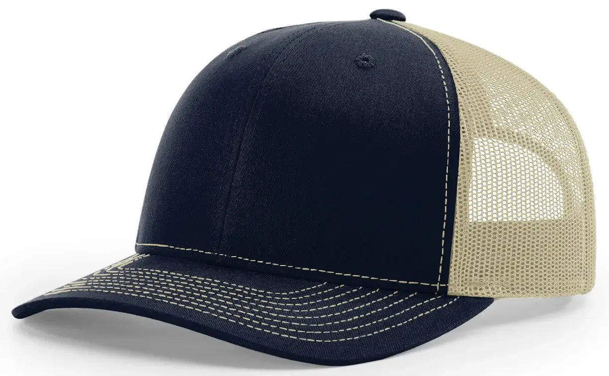 Richardson 112 Trucker Cap - Navy Dark Khaki