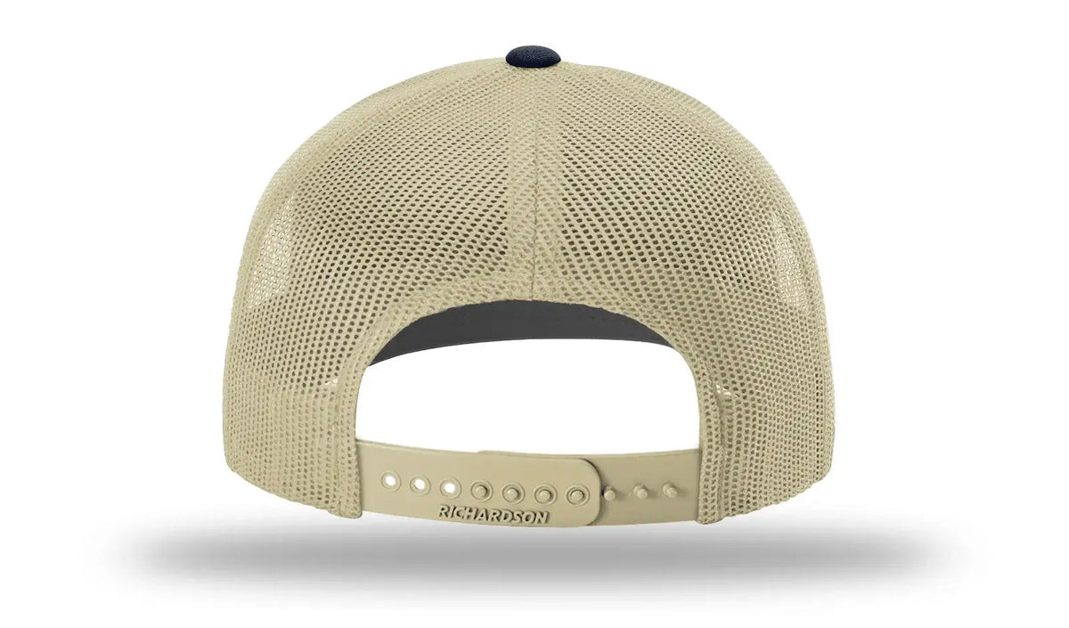 Richardson 112 Trucker Cap - Navy Dark Khaki - Md-lg