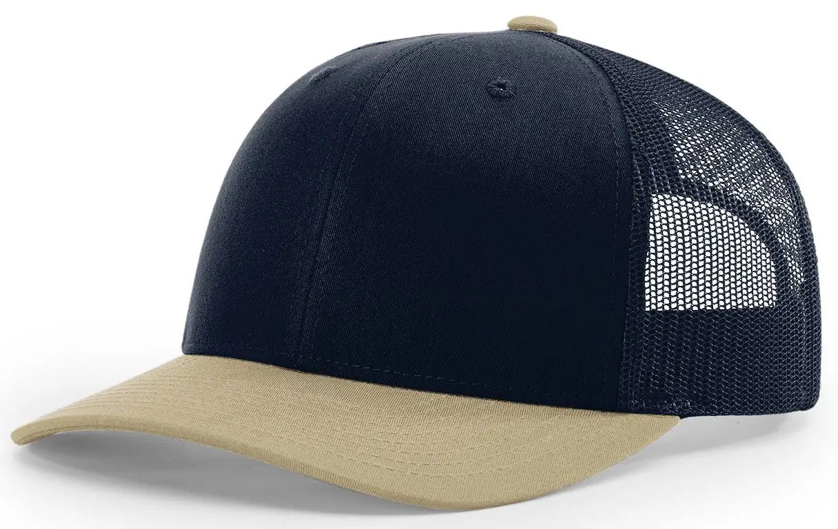 Richardson 112 Trucker Cap - Navy Khaki