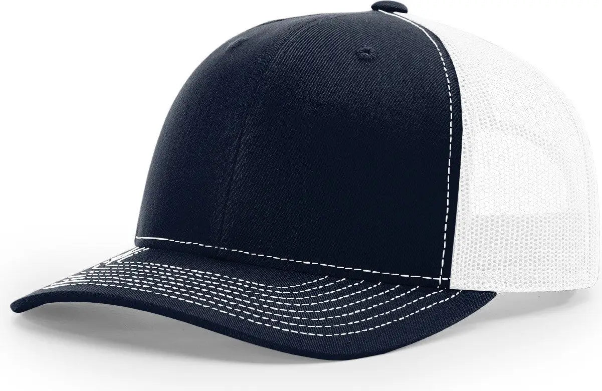 Richardson 112 Trucker Cap - Navy White