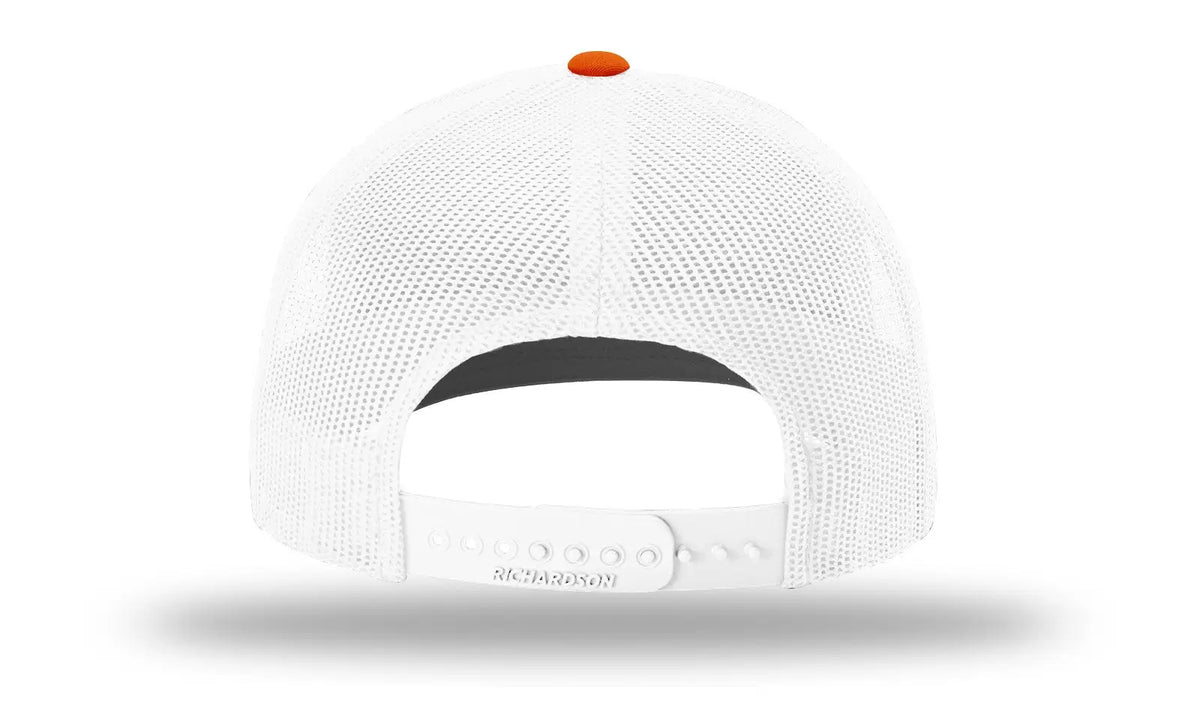 Richardson 112 Trucker Cap - Orange White - Md-lg