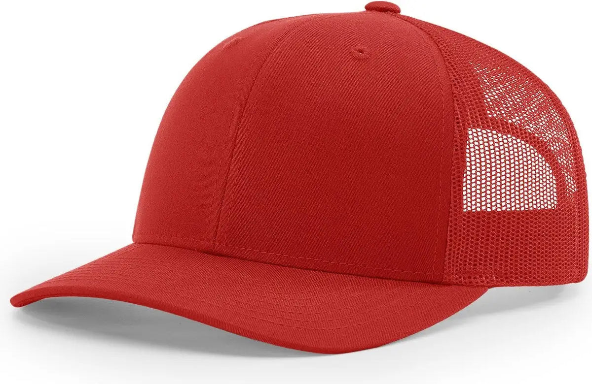 Richardson 112 Trucker Cap - Red - Md-lg