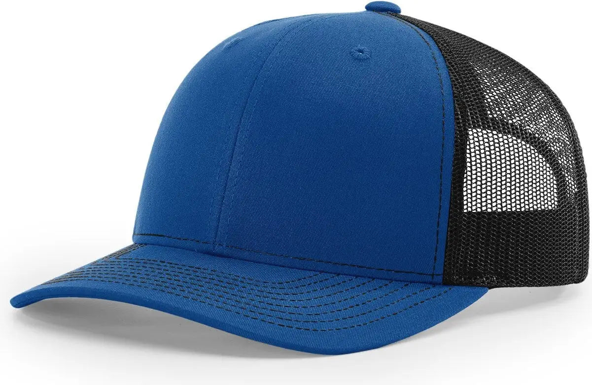 Richardson 112 Trucker Cap - Royal Black - Md-lg