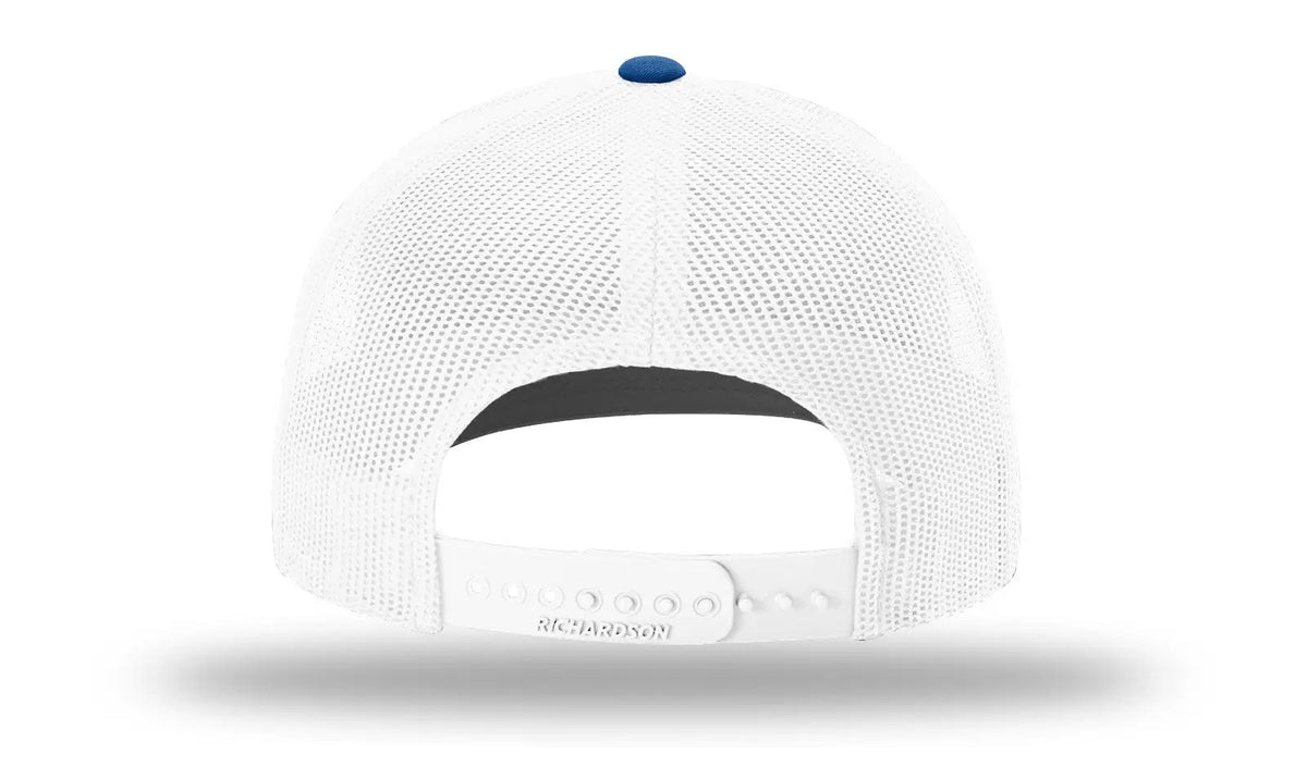 Richardson 112 Trucker Cap - Royal White - Md-lg