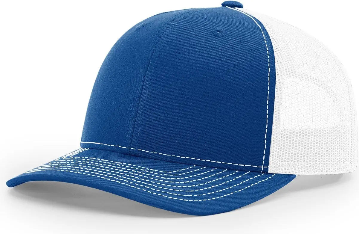 Richardson 112 Trucker Cap - Royal White - Md-lg