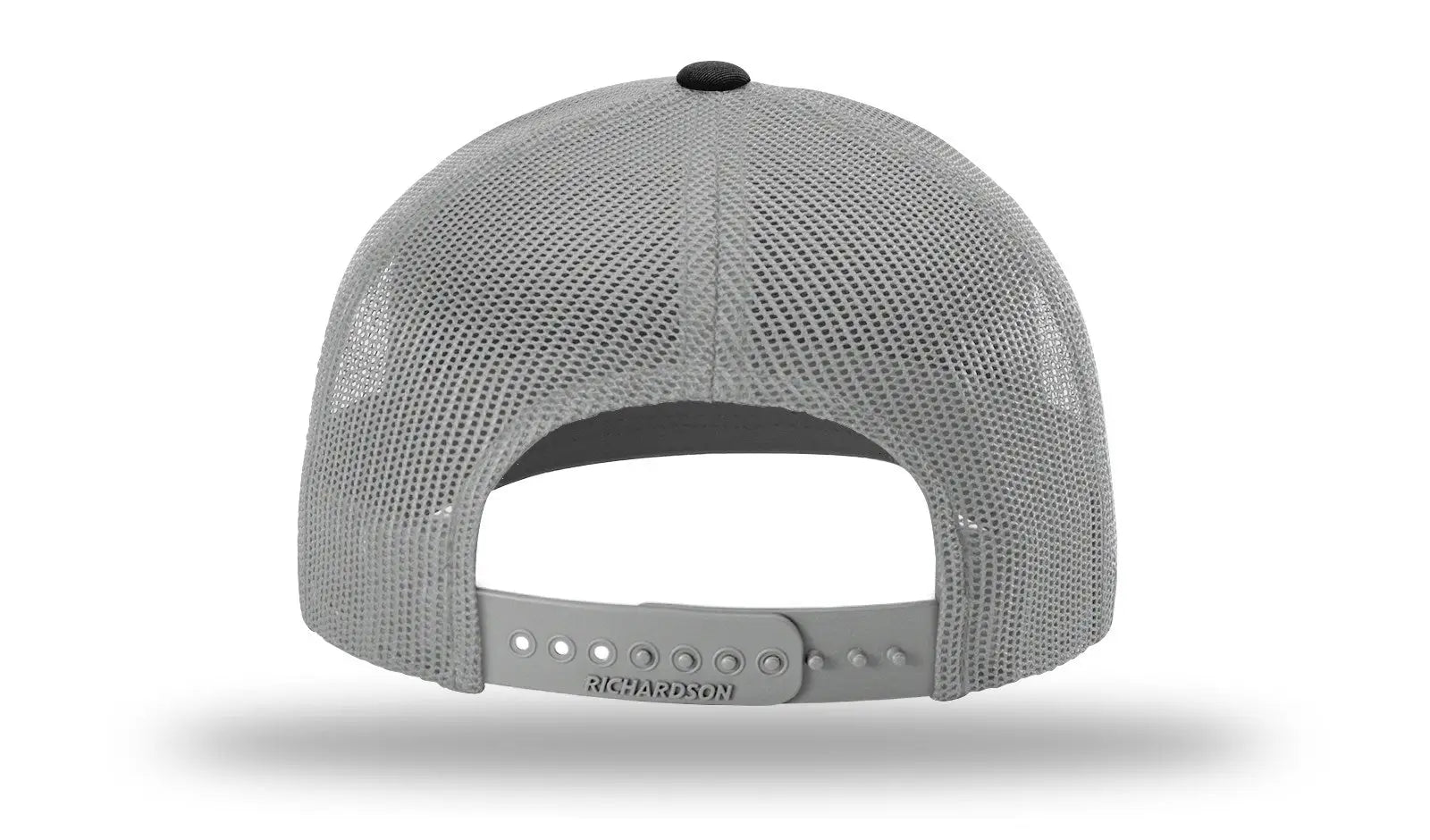 Richardson 112 Trucker Cap - White Aluminum Black